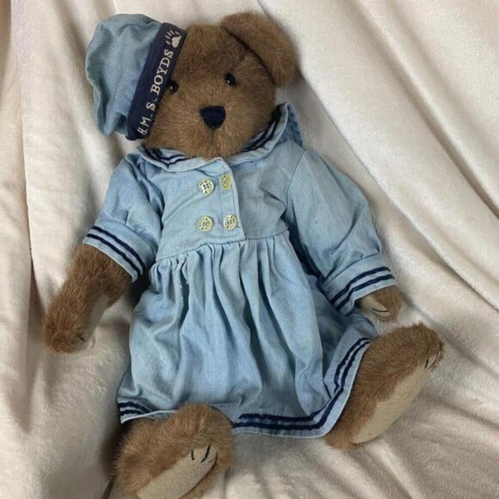Boyds Bears Colleen HMS Unbearable Sailor Stuffed Animal Plush Teddy Toy  READ​